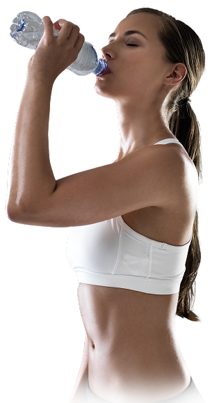 Ilustração da pureza da água mineral natural Duas Fontes